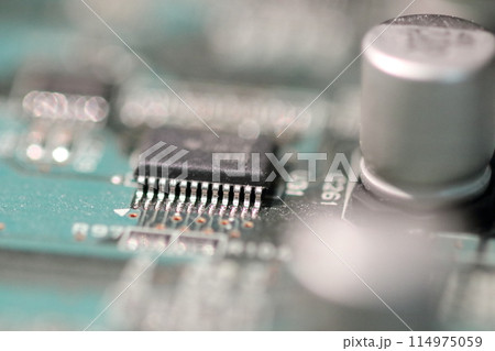 半導体の基盤 電子機械の集積回路 半導体の基盤 電子機械の集積回路 114975059