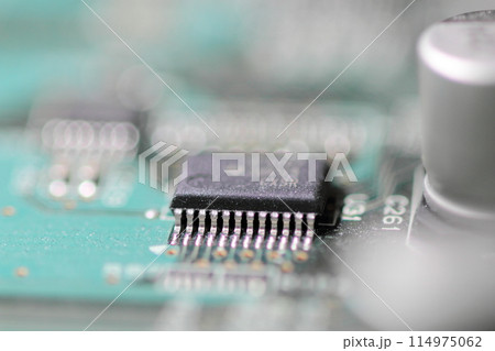 半導体の基盤 電子機械の集積回路 半導体の基盤 電子機械の集積回路 114975062