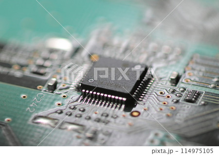 半導体の基盤　電子機械の集積回路 114975105