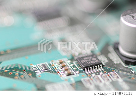 半導体の基盤 電子機械の集積回路 半導体の基盤 電子機械の集積回路 114975113