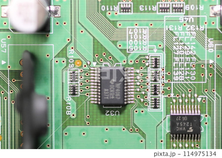 半導体の基盤 電子機械の集積回路 半導体の基盤 電子機械の集積回路 114975134