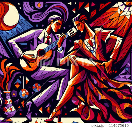 フラメンコの夜 114975610