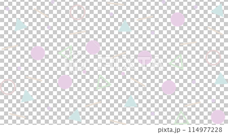 Random pastel color shapes background set Random pastel color shapes background set 114977228
