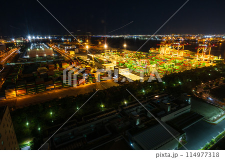 東京夜景 テレコムセンター展望室からの夜景 東京夜景 テレコムセンター展望室からの夜景 114977318