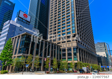 東京 中央区 日本橋 江戸橋一丁目付近の都市風景 東京 中央区 日本橋 江戸橋一丁目付近の都市風景 114977567