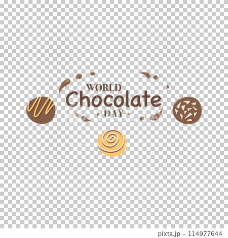 Set of different chocolate candies Set of different chocolate candies 114977644