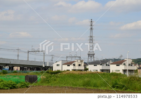 送電線　八王子市 114978533