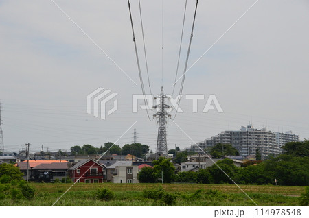 送電線 八王子市 送電線 八王子市 114978548