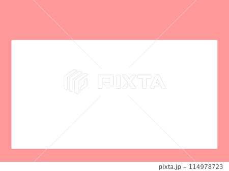 フレーム　単色　赤 114978723