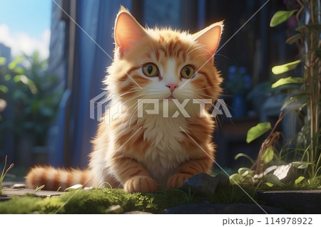 美しい猫 114978922