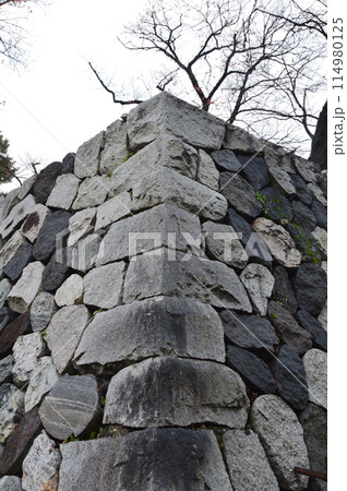 富山城近くにある「石垣」（富山城址公園／富山県富山市丸の内） 114980125