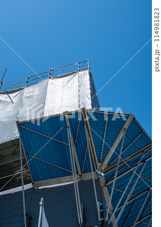 建築現場の落下物防止柵　d-1 114981823