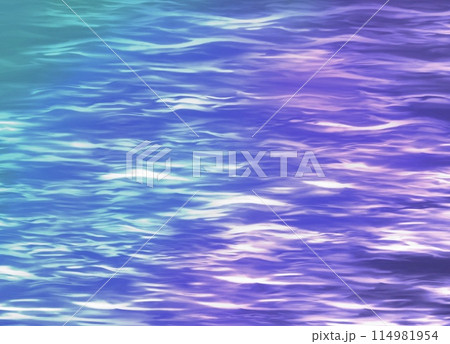 Illustration of waves with a bluish-purple atmospheric color. Illustration of waves with a bluish-purple atmospheric color. 114981954