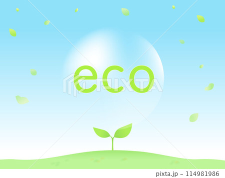 エコロジーの背景イラスト 114981986