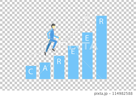 旨在職業發展的商人的插圖 旨在職業發展的商人的插圖 114982588