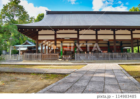 京都 宗忠神社 拝殿と本殿(京都市左京区) 京都 宗忠神社 拝殿と本殿(京都市左京区) 114983485