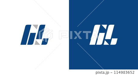 Modern and Unique letter GL initials logo design Modern and Unique letter GL initials logo design 114983652
