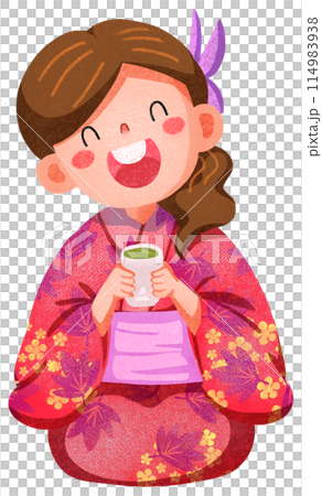 Hanabi festival watercolor illustration element concept Hanabi festival watercolor illustration element concept 114983938