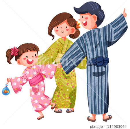 Hanabi festival watercolor illustration element concept Hanabi festival watercolor illustration element concept 114983964