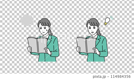 商務人士閱讀手冊的插圖 114984356