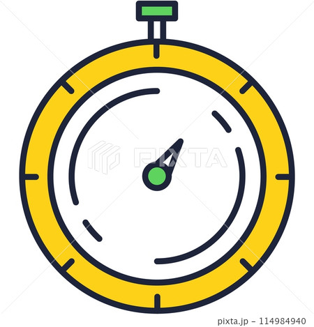 Stopwatch icon vector clock counter speed timer Stopwatch icon vector clock counter speed timer 114984940