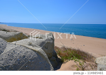 凝灰岩 奇岩群　長者屋敷跡　片野海岸　加賀市 114985481