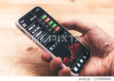 スマートフォンの画面 114986666