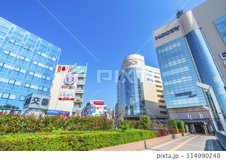 川崎・武蔵溝ノ口駅(溝の口駅)の都市風景【神奈川県・川崎市】 川崎・武蔵溝ノ口駅(溝の口駅)の都市風景【神奈川県・川崎市】 114990248