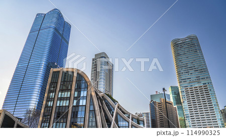 東京の複合施設「麻布台ヒルズ」の都市風景【東京都・港区】 114990325