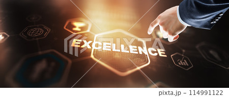 Business Excellence concept. Pursuit of excellence 2024 114991122