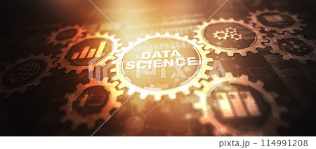 Data science analytics concept. Artificial intelligence Analysis. Internet technology concept 114991208