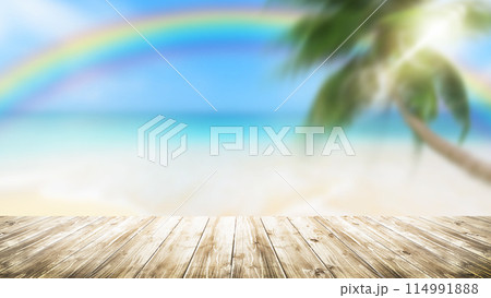 夏の海をイメージした素材 114991888