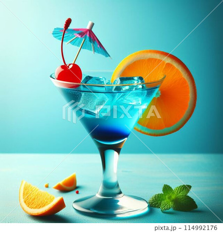 水色のカクテル 114992176