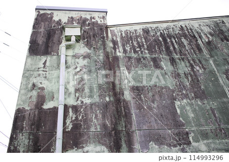 外壁　チョーキング　色ムラ　外壁塗装　コーキング 　テクスチャー 114993296