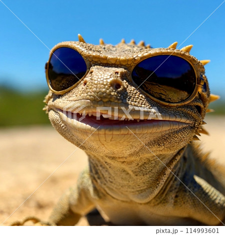 Lizard with sunglasses online