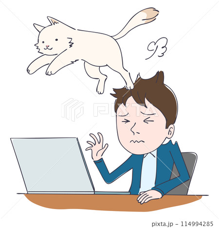 猫とリモート 114994285