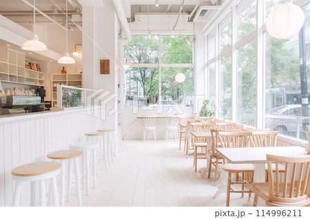 オシャレなカフェ「AI生成画像」 114996211