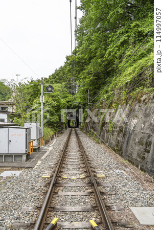 飯田線 唐笠駅から見るトンネル 飯田線 唐笠駅から見るトンネル 114997057