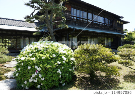 高松城の披雲閣庭園(香川県高松市) 高松城の披雲閣庭園(香川県高松市) 114997086