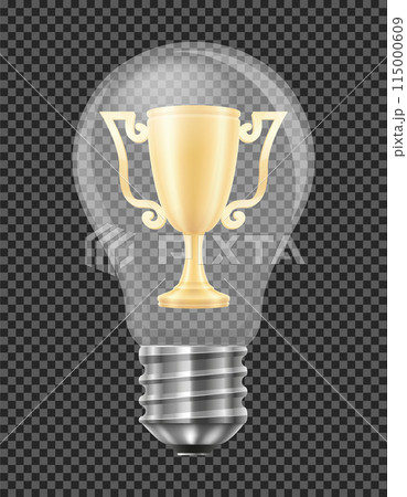 electric light bulb abstract concept vector illustration 115000609