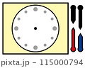 時計の読み方練習プリント 幼児用 学習用 115000794