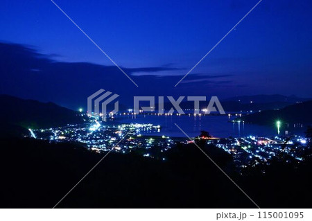 大内峠一字観公園から夜景 大内峠一字観公園から夜景 115001095