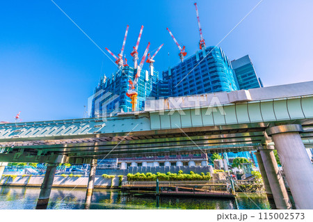 日本の東京都市景観 5月。日本橋一丁目の再開発事業などを望む=17日 日本の東京都市景観 5月。日本橋一丁目の再開発事業などを望む=17日 115002573