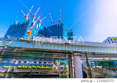日本の東京都市景観 5月。日本橋一丁目の再開発事業などを望む=17日 日本の東京都市景観 5月。日本橋一丁目の再開発事業などを望む=17日 115002575