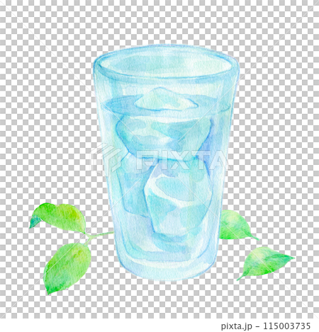 冷碳酸水水彩插圖 115003735
