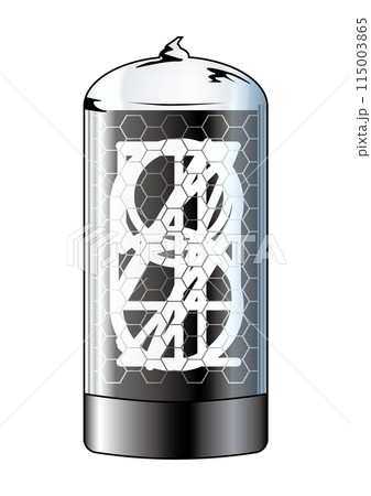 レトロな雰囲気のニキシー管 115003865