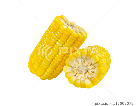 sweet corn isolated 115005079