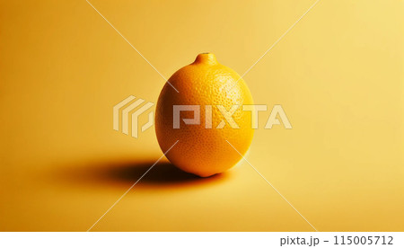 lemon on the yellow background lemon on the yellow background 115005712