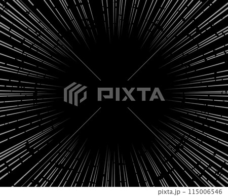 集中線の漫画効果の背景 115006546