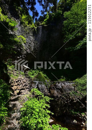新緑の壇鏡の滝 新緑の壇鏡の滝 115012251
